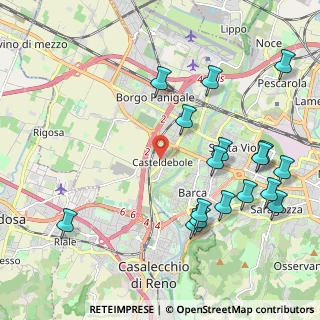 Mappa Via De Nicola Enrico, 40132 Bologna BO, Italia (2.47588)