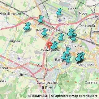 Mappa Via De Nicola Enrico, 40132 Bologna BO, Italia (2.0575)