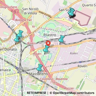 Mappa Via Enzo Ferrari, 40138 Bologna BO, Italia (1.37545)