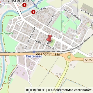 Mappa Via Giuseppe Mazzini, 43, 40055 Castenaso, Bologna (Emilia Romagna)