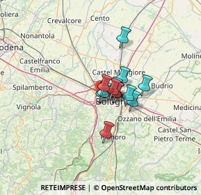 Mappa Via Angelo Ruffini, 40133 Bologna BO, Italia (6.79923)