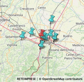 Mappa Via Angelo Ruffini, 40133 Bologna BO, Italia (7.20727)