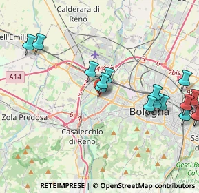 Mappa Via Angelo Ruffini, 40133 Bologna BO, Italia (4.75875)