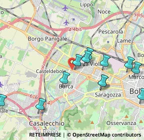 Mappa Via Angelo Ruffini, 40133 Bologna BO, Italia (2.2)