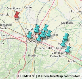 Mappa Via del Battirame, 40138 Bologna BO, Italia (10.66462)