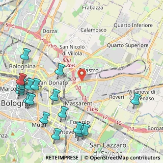 Mappa Via del Terrapieno, 40127 Bologna BO, Italia (3.03056)