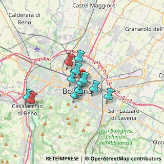 Mappa Via Angelo Finelli, 40126 Bologna BO, Italia (2.51333)