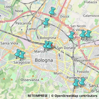 Mappa Via Angelo Finelli, 40126 Bologna BO, Italia (2.53727)