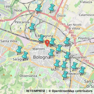Mappa Via Angelo Finelli, 40126 Bologna BO, Italia (2.29188)