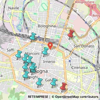 Mappa Via Angelo Finelli, 40126 Bologna BO, Italia (1.34231)