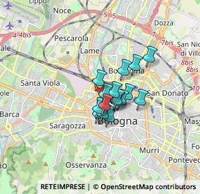 Mappa Piazza VII Novembre, 40122 Bologna BO, Italia (0.99188)