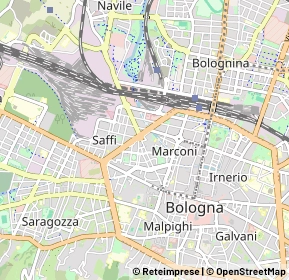 Mappa Via delle Lame, 40122 Bologna BO, Italia (1.173)