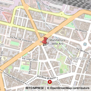 Mappa Via Azzo Gardino, 56, 40122 Bologna, Bologna (Emilia Romagna)
