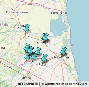 Mappa Via Fiorentini Bruno, 48011 Alfonsine RA, Italia (12.47316)