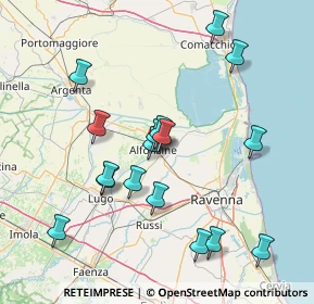Mappa Via Fiorentini Bruno, 48011 Alfonsine RA, Italia (15.42529)