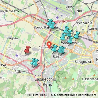 Mappa Via Brigata Bolero, 40132 Bologna BO, Italia (1.72214)