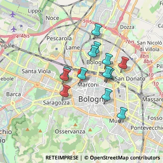 Mappa Piazzetta P. P. Pasolini, 40122 Bologna BO, Italia (1.49308)