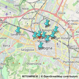 Mappa Piazzetta P. P. Pasolini, 40122 Bologna BO, Italia (1.19273)