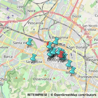 Mappa Piazzetta P. P. Pasolini, 40122 Bologna BO, Italia (1.31722)