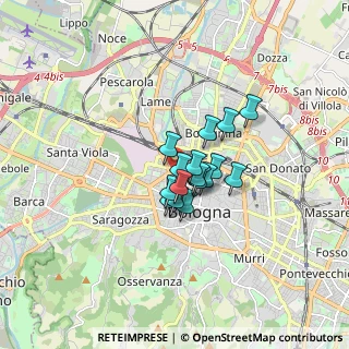 Mappa Piazzetta P. P. Pasolini, 40122 Bologna BO, Italia (0.95813)