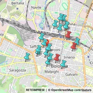Mappa Piazzetta P. P. Pasolini, 40122 Bologna BO, Italia (0.891)