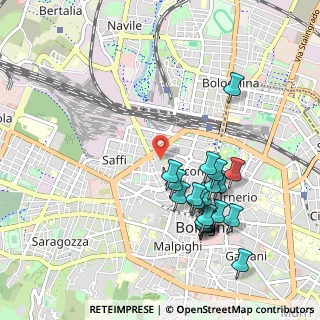 Mappa Piazzetta P. P. Pasolini, 40122 Bologna BO, Italia (1.0205)