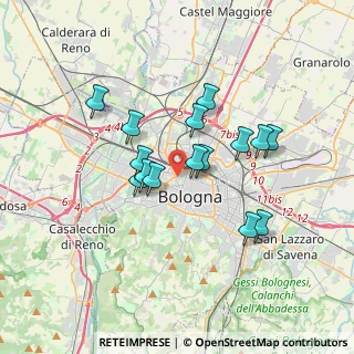Mappa Piazzetta P. P. Pasolini, 40122 Bologna BO, Italia (2.94667)