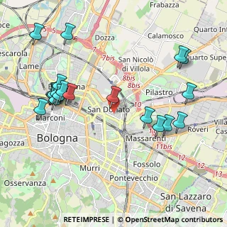 Mappa Via Eleonora Duse, 40127 Bologna BO, Italia (2.3795)