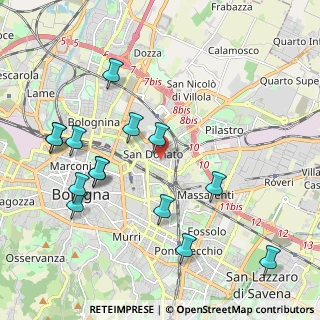 Mappa Via Eleonora Duse, 40127 Bologna BO, Italia (2.30857)