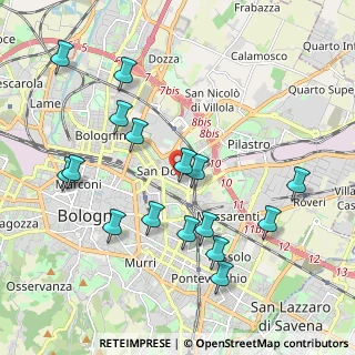 Mappa Via Eleonora Duse, 40127 Bologna BO, Italia (2.14875)