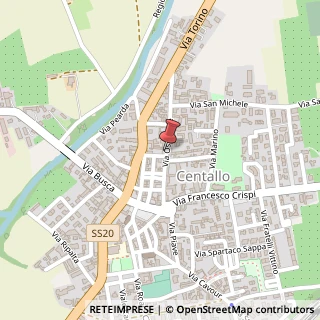 Mappa Via Ospedale, 39, 12044 Centallo, Cuneo (Piemonte)