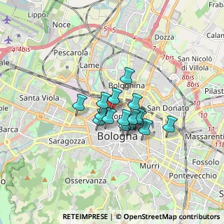 Mappa Piazza dei Martiri 1943 -, 40126 Bologna BO, Italia (1.02625)