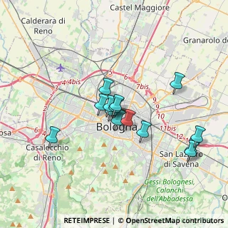 Mappa Piazza dei Martiri 1943 -, 40126 Bologna BO, Italia (2.93857)