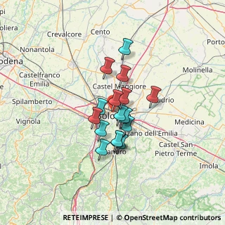 Mappa Piazza dei Martiri 1943 -, 40126 Bologna BO, Italia (8.98941)