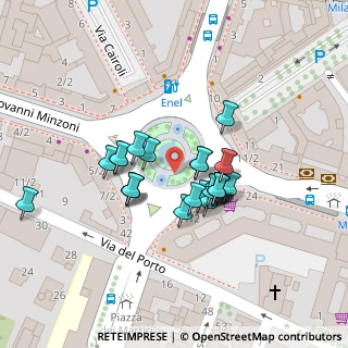 Mappa Piazza dei Martiri, 40121 Bologna BO, Italia (0.00833)