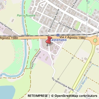 Mappa Via XXV Aprile, 56, 40055 Castenaso, Bologna (Emilia Romagna)