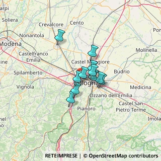 Mappa Via Fratelli Bordoni, 40133 Bologna BO, Italia (7.62182)