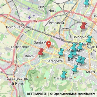 Mappa Via Fratelli Bordoni, 40133 Bologna BO, Italia (2.79615)