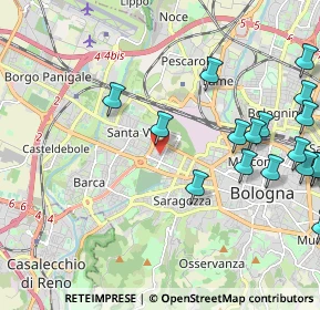 Mappa Via Fratelli Bordoni, 40133 Bologna BO, Italia (2.72529)