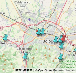 Mappa Via Fratelli Bordoni, 40133 Bologna BO, Italia (5.51231)
