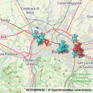 Mappa Via Fratelli Bordoni, 40133 Bologna BO, Italia (3.85643)