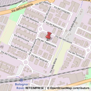 Mappa Via tappezziere 14, 40138 Bologna, Bologna (Emilia Romagna)