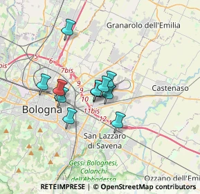 Mappa Via Cerodolo, 40138 Bologna BO, Italia (2.38909)