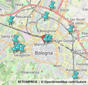 Mappa Via dei Mille, 40121 Bologna BO, Italia (2.36636)