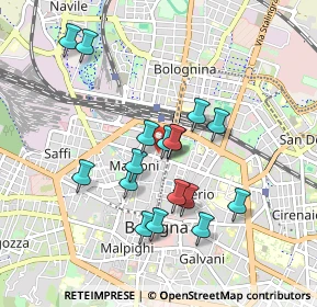 Mappa Via dei Mille, 40121 Bologna BO, Italia (0.80706)