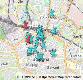 Mappa Via dei Mille, 40121 Bologna BO, Italia (0.6675)