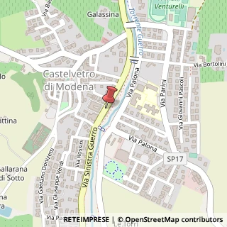 Mappa Via Sinistra Guerro, 29, 41014 Castelvetro di Modena, Modena (Emilia Romagna)