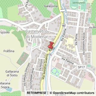 Mappa Via Sinistra Guerro, 49, 41014 Castelvetro di Modena, Modena (Emilia Romagna)