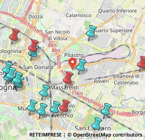 Mappa Via Edoardo Weber, 40138 Bologna BO, Italia (2.8645)