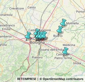 Mappa Via Edoardo Weber, 40138 Bologna BO, Italia (7.79545)